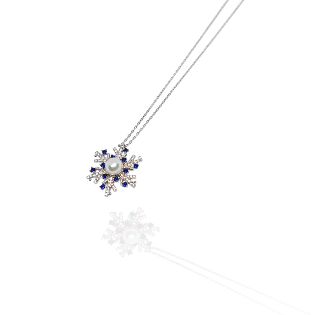 Necklace Snowflake - Jewelry - EM Accessories - 925 silver - new - P0597S