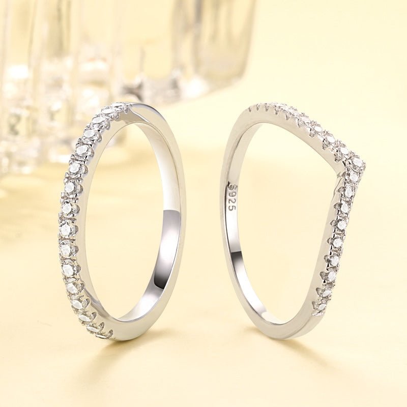 Zaručnički Prsten 925 Srebro: Simbol Elegancije i Vječne Ljubavi - EM Accessories - SILVER - 0081 - RING - 6