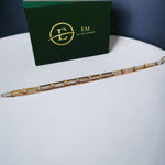 Bracelet Snake Bone Pearls - Jewelry - EM Accessories - new - Stainless Steel - P0556S