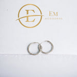 Earrings Silver Hoops - Jewelry - EM Accessories - 925 silver - new -