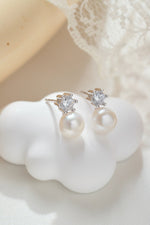 Silver 925 Earrings - fresh water pearls - Jewelry - EM Accessories - 925 silver - new -