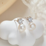 Silver 925 Earrings - fresh water pearls - Jewelry - EM Accessories - 925 silver - new -