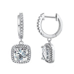 Silver Big 5A Cubic Zircon Earrings - Jewelry - EM Accessories - 925 silver - new -