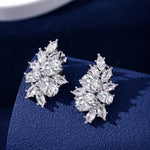 Silver Luxurious Earrings EM With Premium Zircons - Jewelry - EM Accessories - 925 silver - new - SILVER-0017-ER