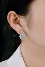 Silver Luxurious Earrings EM With Premium Zircons - Jewelry - EM Accessories - 925 silver - new - SILVER-0017-ER