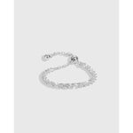 Women's 925 Silver Chain Ring Simple Adjustable Size - Jewelry - EM Accessories - 925 silver - new - SILVER-0015-RING